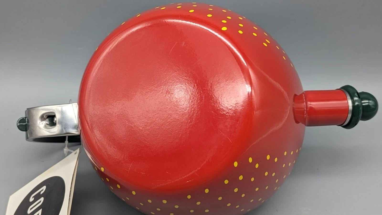 2004 Copco Strawberry Tea Kettle Enamel Pot 2.5 Qt  New With Tag