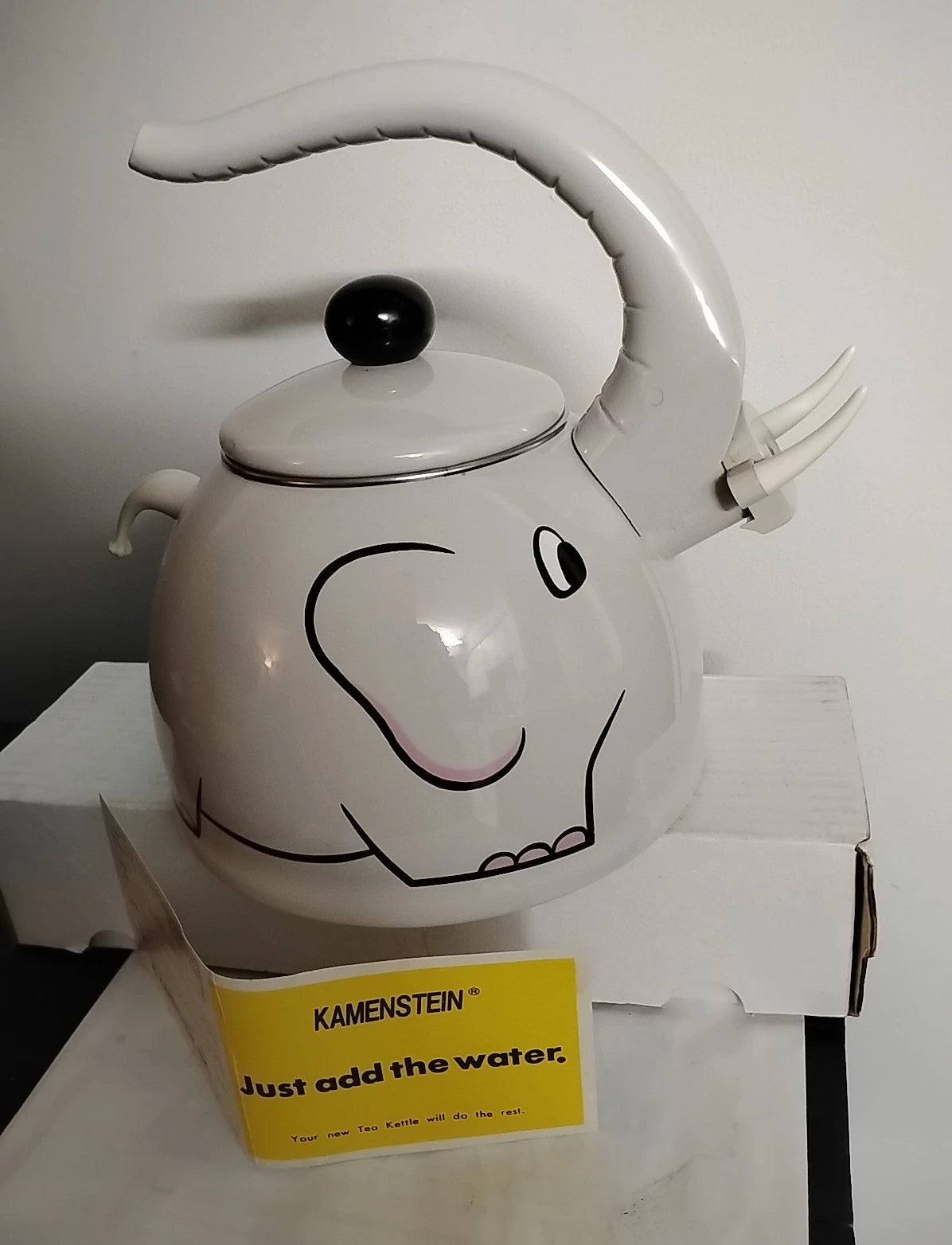 KAMENSTEIN WHISTLING ELEPHANT TEA KETTLE POT with original paper work NEVER USED | eBay