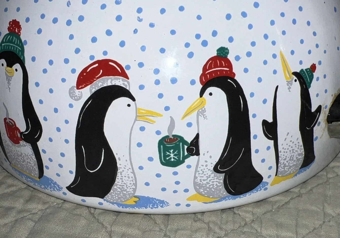 Polar Bear & Penguin 3 Qt Porcelain Enamel Roschko Teapot | eBay