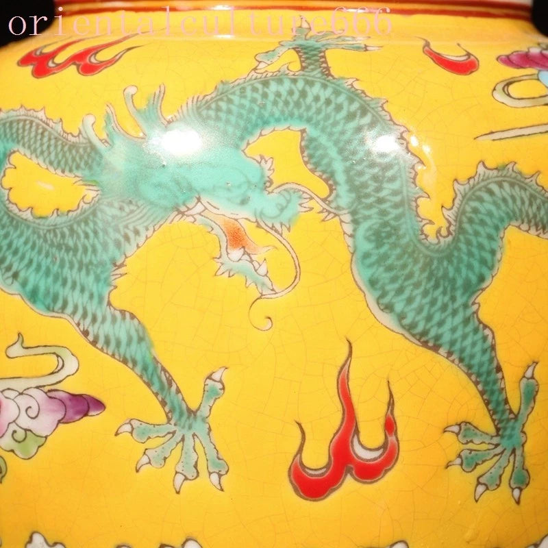 China Dynasty cloisonne enamel porcelain dragon loong Pattern Tea makers Tea Pot
