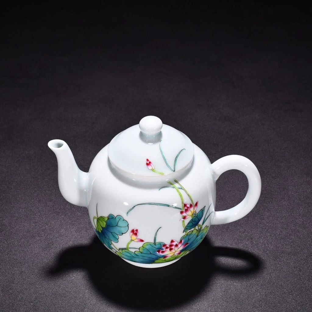 6.8 "Old China porcelain Qing Dynasty Yongzheng Enamel color lotus pot | eBay