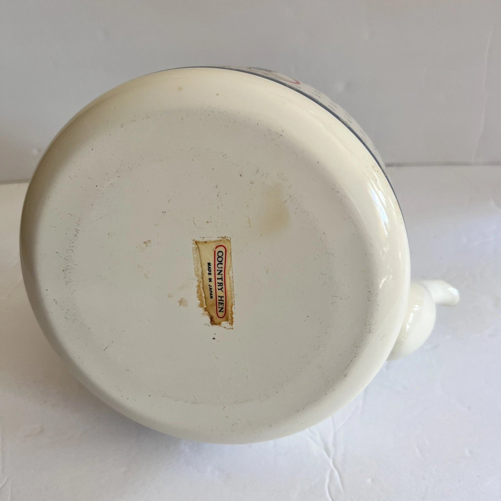 Vintage Enamel Kettle Country Hen Teapot | eBay