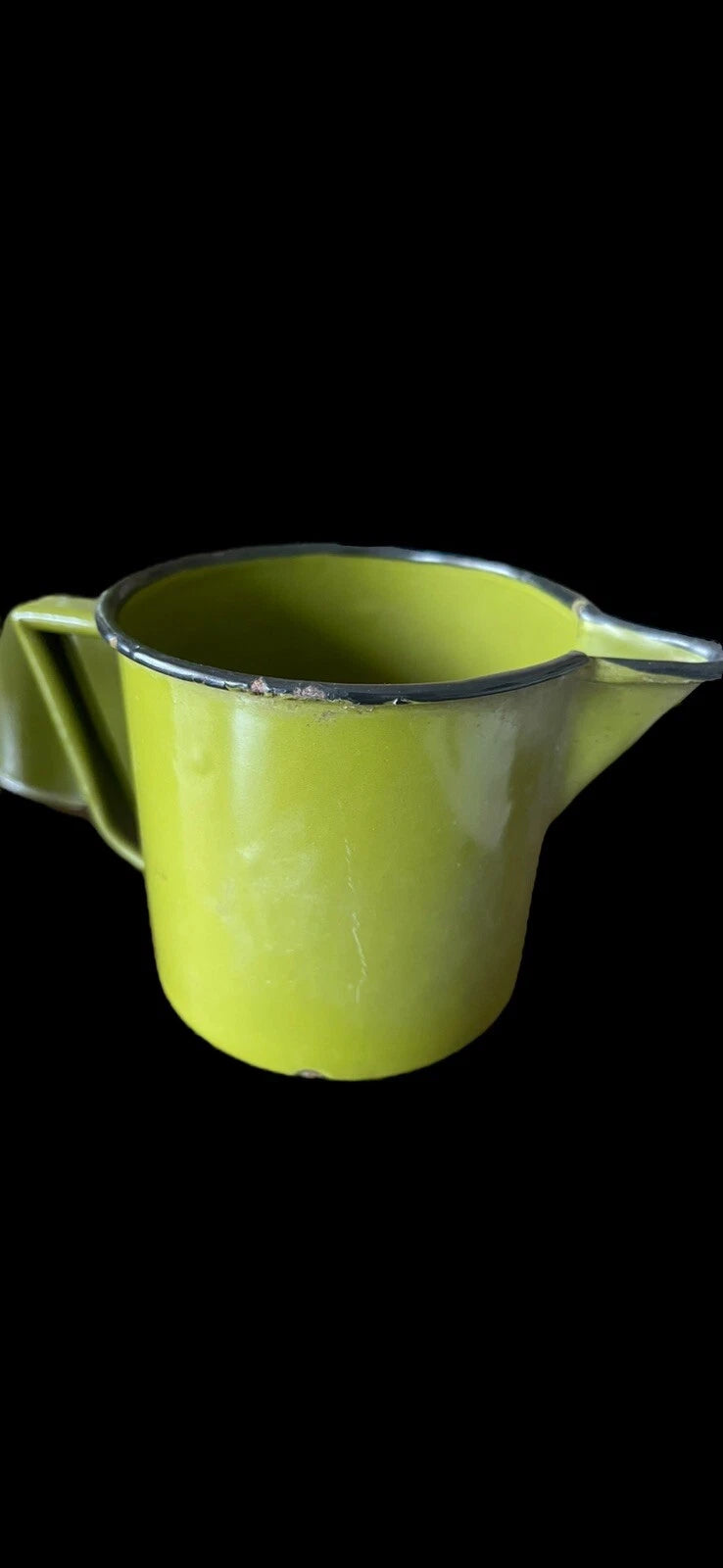 OTTO Japan Enamel Black Trim Tea Kettle Coffee Pot Green w/sugar & Creamer + Lid | eBay