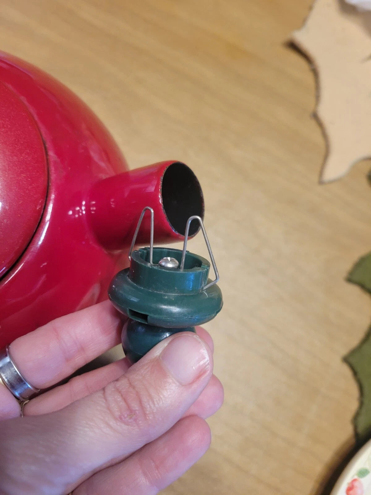 Vintage COPCO Enamel Metal Red Apple Teapot Kettle | eBay