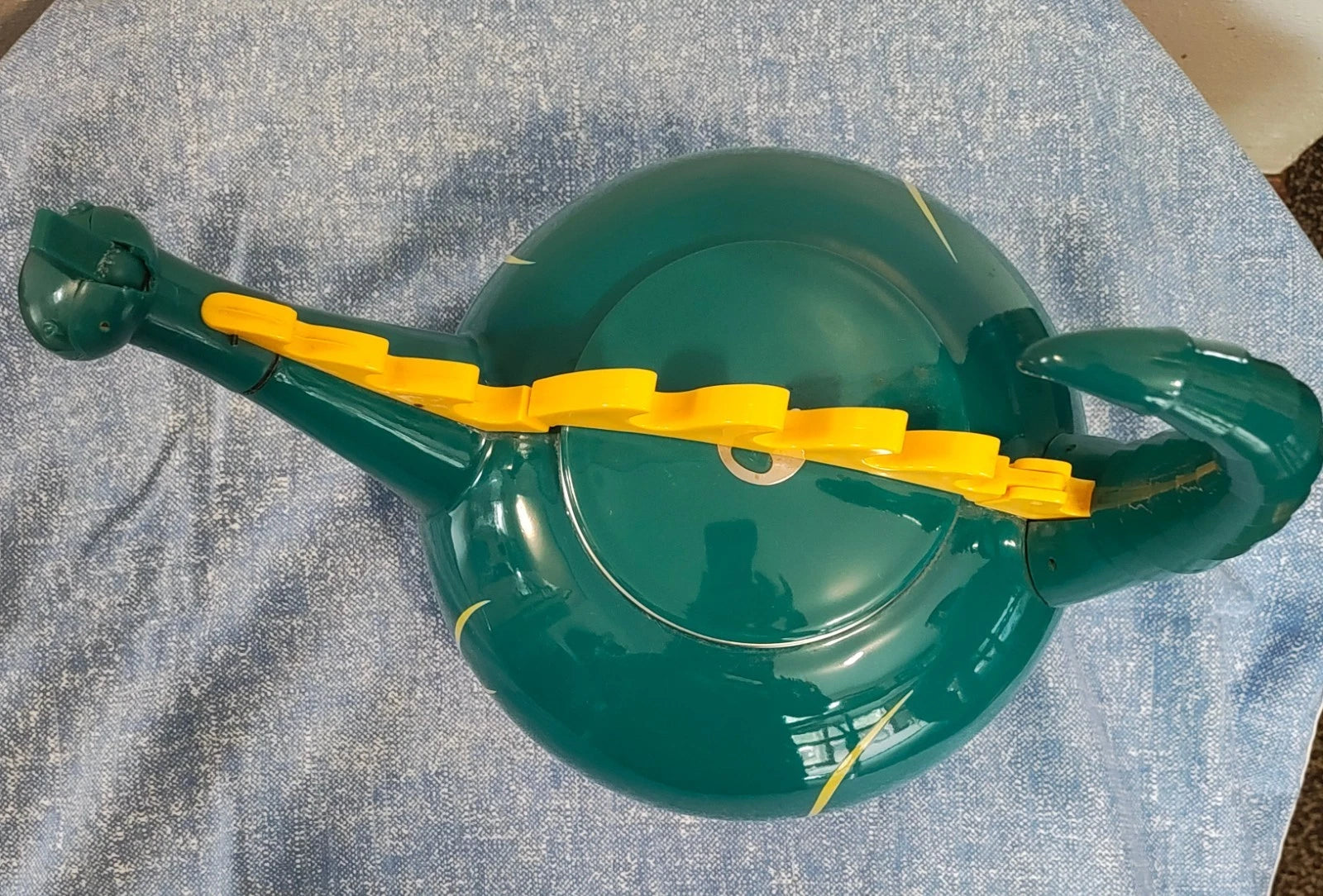 CopCo Kett A Saurus Dinosaur Kettle 1994 Dragon Tea Pot HTF teal yellow spikes | eBay