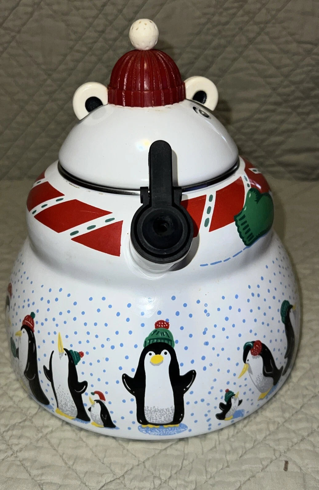 Polar Bear & Penguin 3 Qt Porcelain Enamel Roschko Teapot | eBay