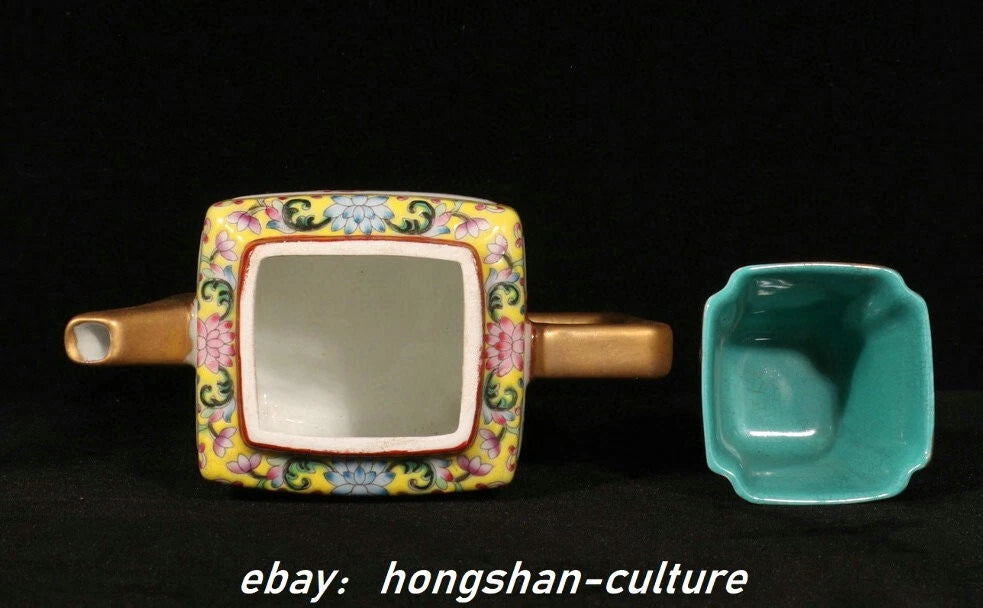 9" Yongzheng Enamel Colour Porcelain Gilt Flower Wine Tea Pot Cup Vessel Set | eBay