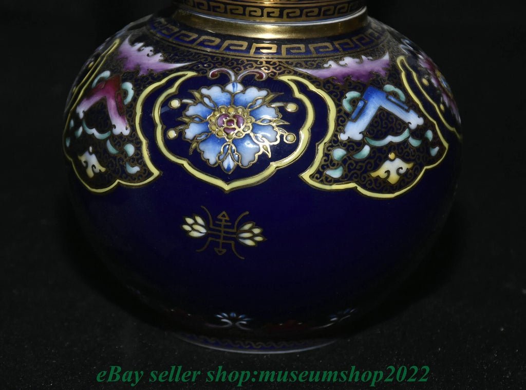 8.8" Marked Yongzheng Chinese Enamel Porcelain Gild Heart Turning Tea Pot Kettle | eBay