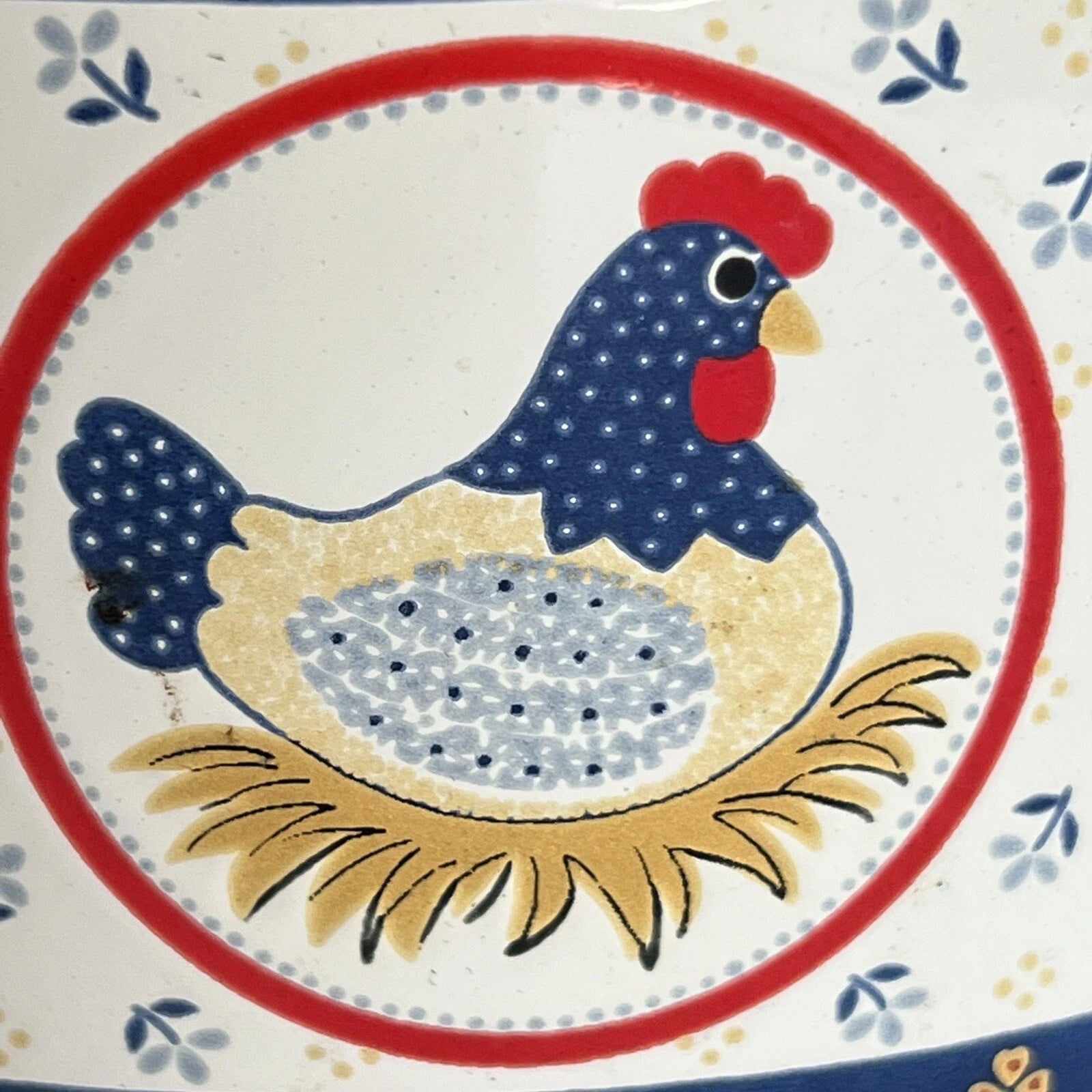 Vintage Enamel Kettle Country Hen Teapot | eBay