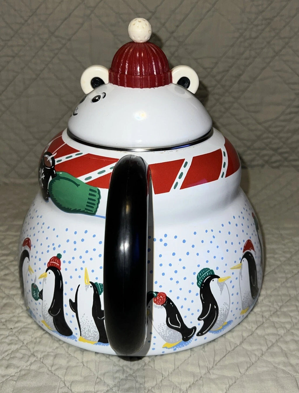 Polar Bear & Penguin 3 Qt Porcelain Enamel Roschko Teapot | eBay