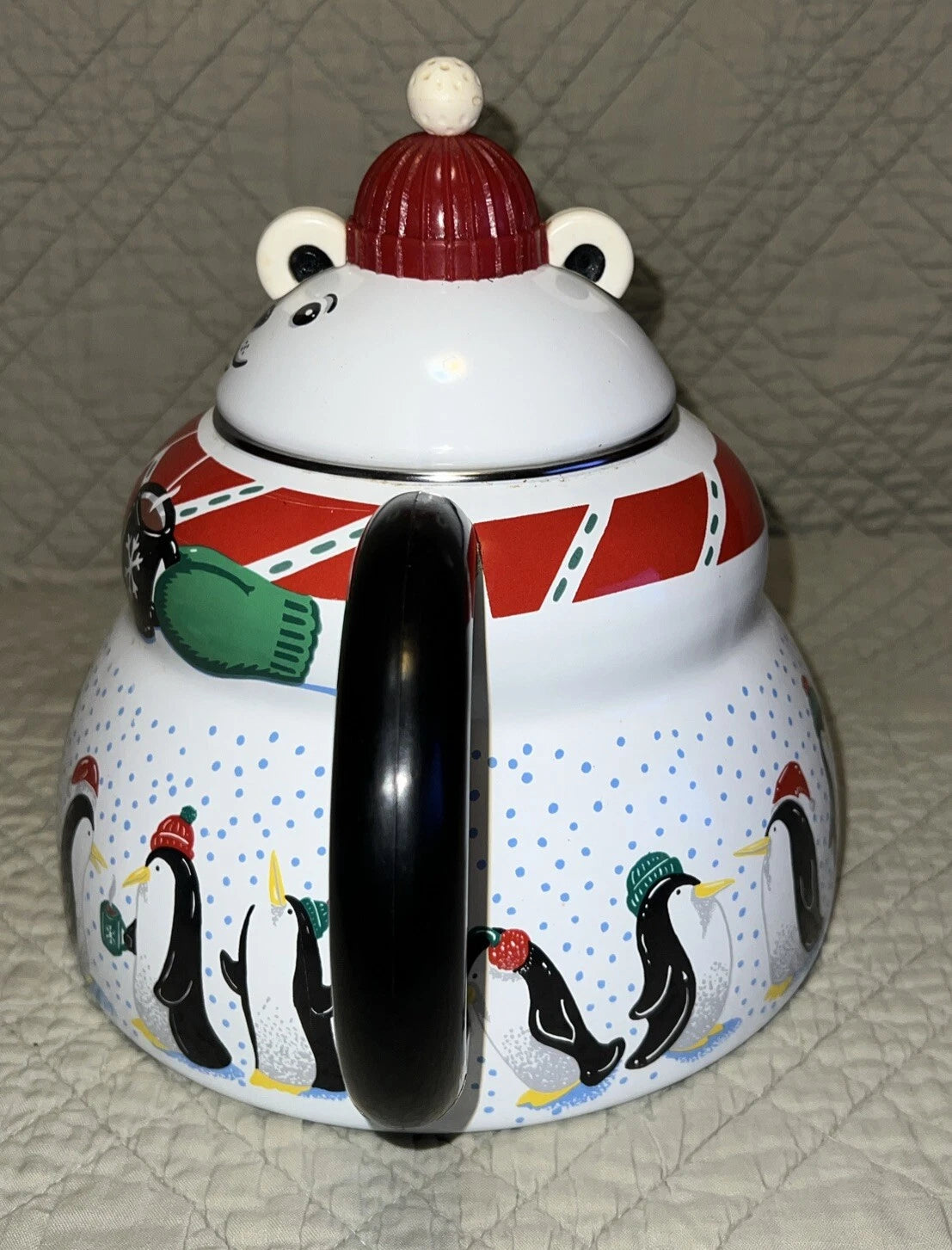 Polar Bear & Penguin 3 Qt Porcelain Enamel Roschko Teapot | eBay