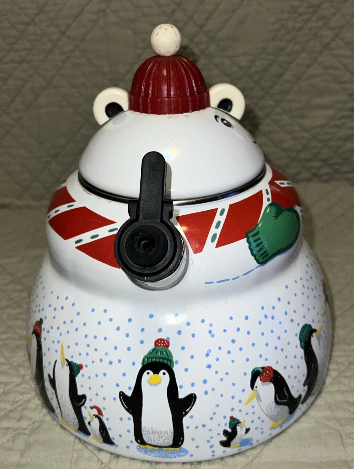 Polar Bear & Penguin 3 Qt Porcelain Enamel Roschko Teapot | eBay