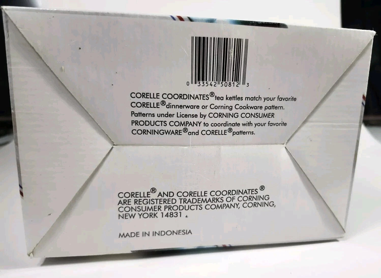 Corning Coordinates By Lincoware Porcelain Enamel Steel Teapot Vintage Decorated