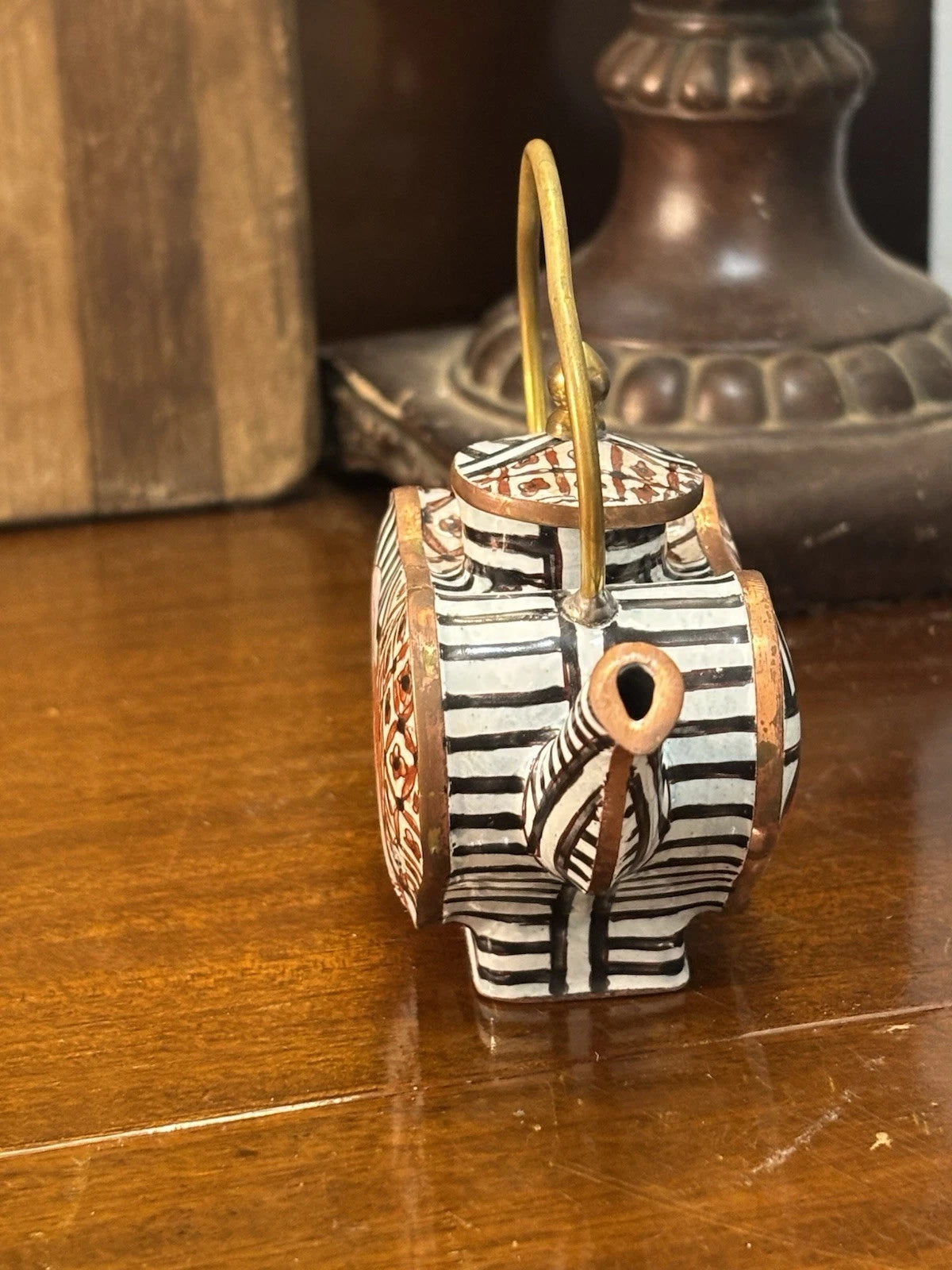 Kelvin Chen Picasso The Dream Le Reve Enamel Miniature Teapot Enamel Metal CC