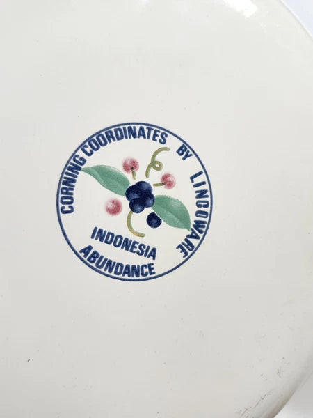 Corning Coordinates By Lincoware Porcelain Enamel Steel Teapot Vintage Decorated