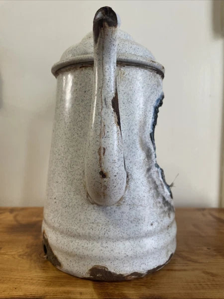 Decorative Enamelware Teapot Handmade Bird House